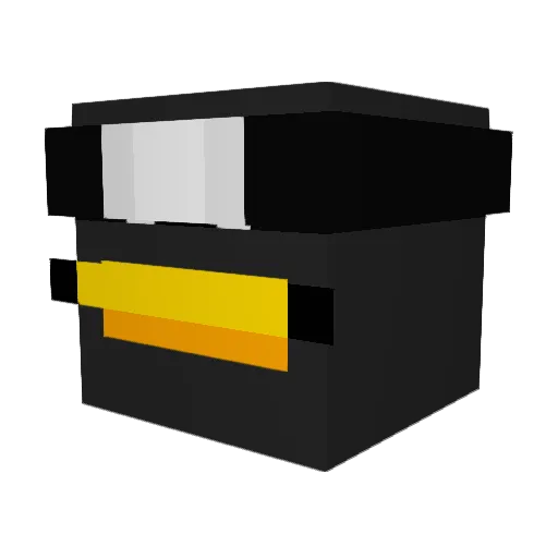 iolr Minecraft avatar head, 3D render