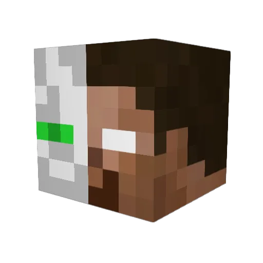 ionacloud Minecraft avatar head, 3D render