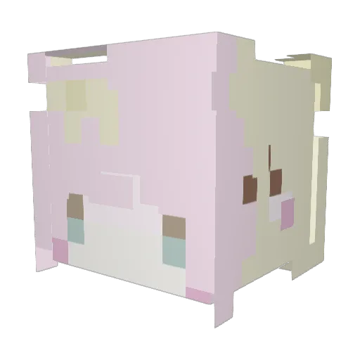ionartist Minecraft avatar head, 3D render