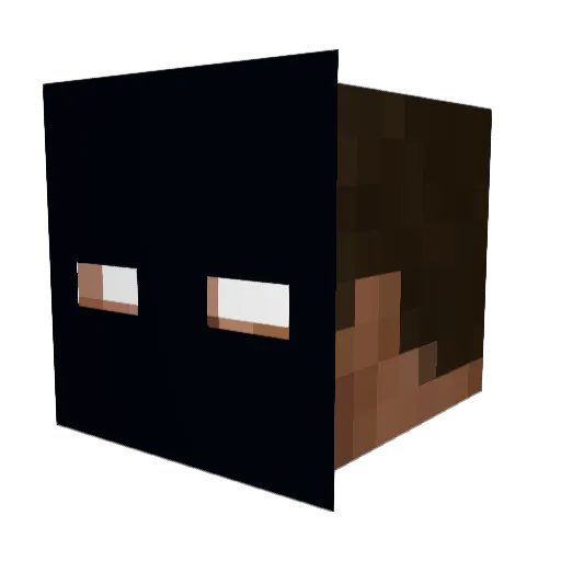 ione_rf Minecraft avatar head, 3D render
