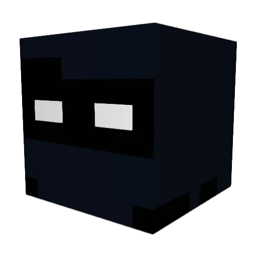 ionqqq Minecraft avatar head, 3D render