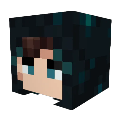 ionsolaris Minecraft avatar head, 3D render