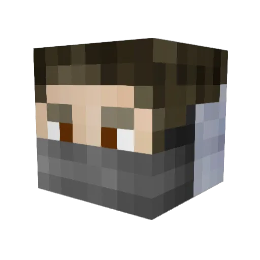 iordimoN Minecraft avatar head, 3D render