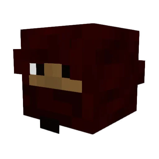 ioss Minecraft avatar head, 3D render