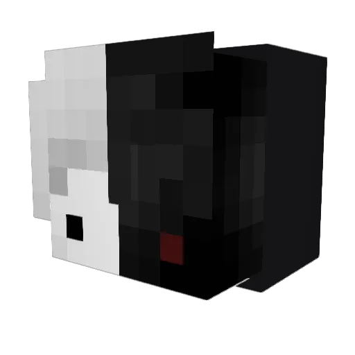 ip4 Minecraft avatar head, 3D render