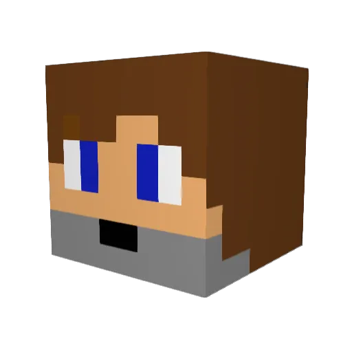 ip4kaand Minecraft avatar head, 3D render