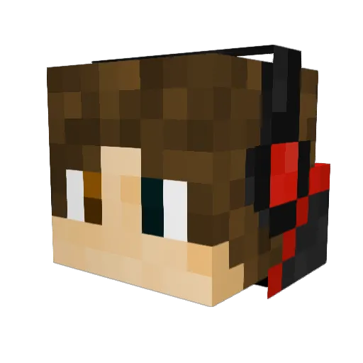 ipabrewer Minecraft avatar head, 3D render