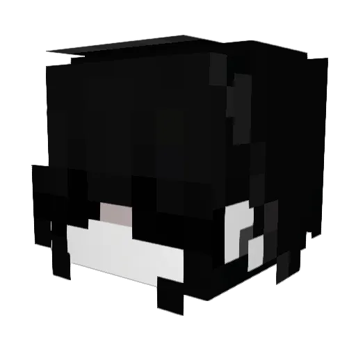 iparry Minecraft avatar head, 3D render