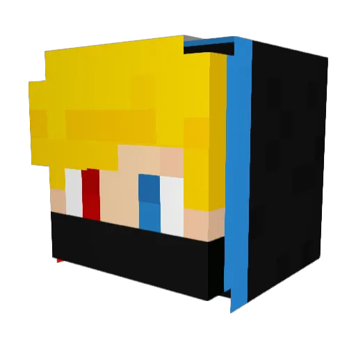 iperflash91 Minecraft avatar head, 3D render