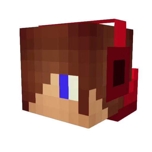 iphone4sman Minecraft avatar head, 3D render