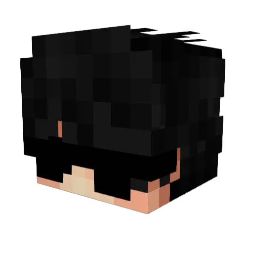 iphonebricked Minecraft avatar head, 3D render