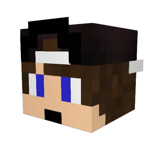 iplay67 Minecraft avatar head, 3D render