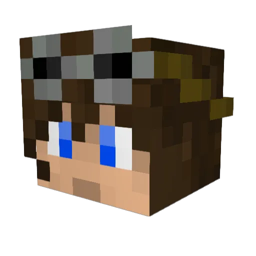 iplusplus Minecraft avatar head, 3D render