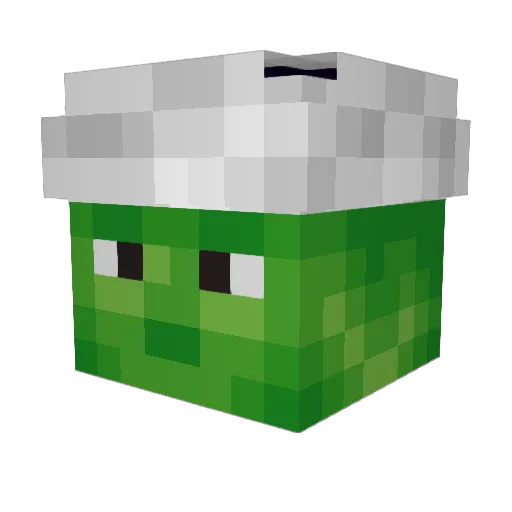 ippolit Minecraft avatar head, 3D render