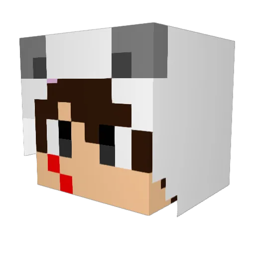 ipromis3 Minecraft avatar head, 3D render
