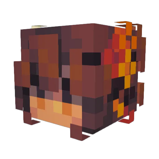 ipurinz Minecraft avatar head, 3D render