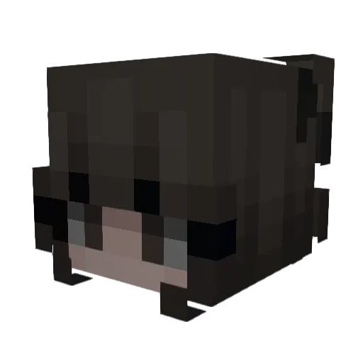 iqee Minecraft avatar head, 3D render