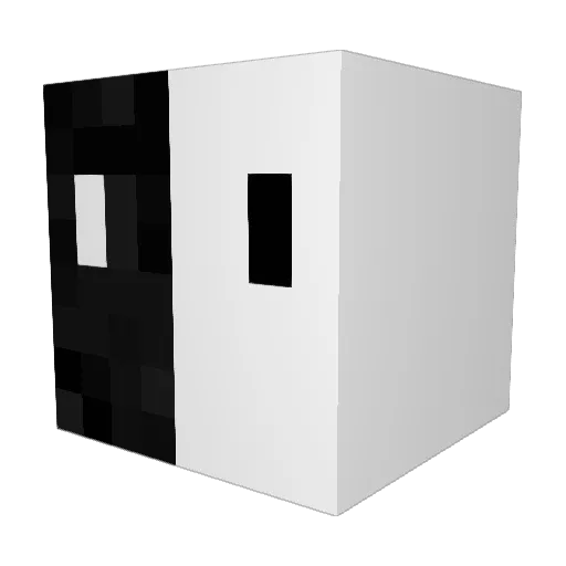 iqle Minecraft avatar head, 3D render