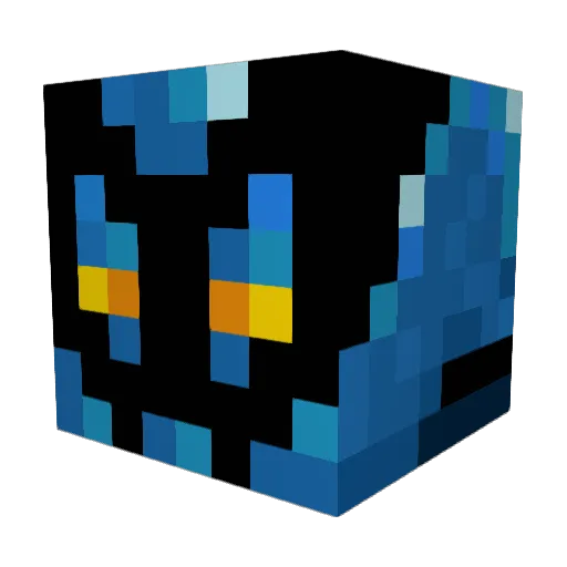 iqmalcrossz Minecraft avatar head, 3D render