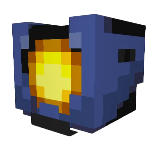 iquadrex Minecraft avatar head, 3D render
