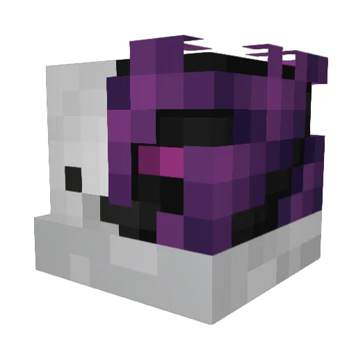 iqul Minecraft avatar head, 3D render