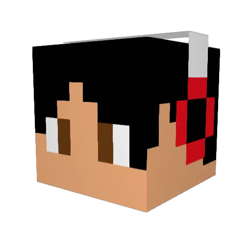 ir0ndestroyer Minecraft avatar head, 3D render