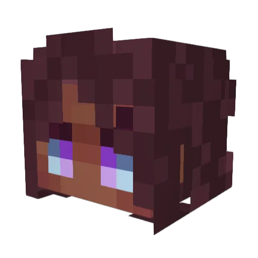 ira_eros Minecraft avatar head, 3D render