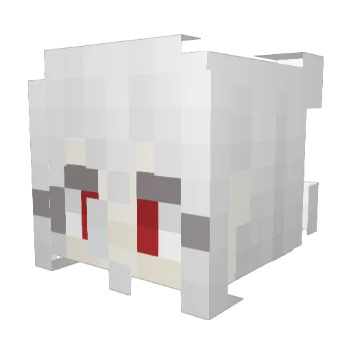 iraah Minecraft avatar head, 3D render