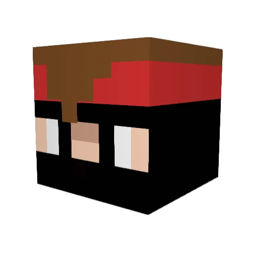 iramexeu Minecraft avatar head, 3D render