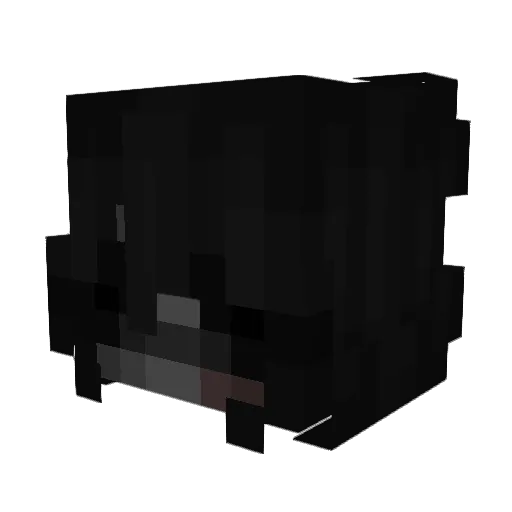iraqx Minecraft avatar head, 3D render