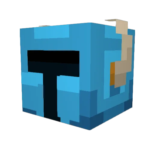 irbla03 Minecraft avatar head, 3D render
