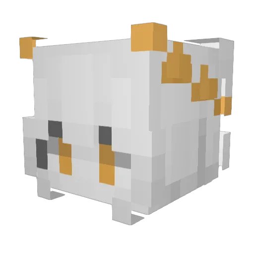 irelle Minecraft avatar head, 3D render