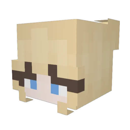 irembesiroglu Minecraft avatar head, 3D render