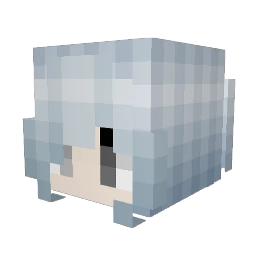 iremembervividly Minecraft avatar head, 3D render
