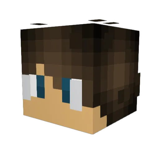 irenejones Minecraft avatar head, 3D render