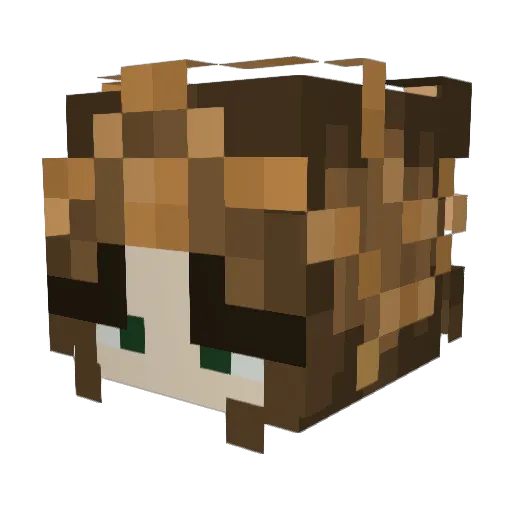 irepnus Minecraft avatar head, 3D render