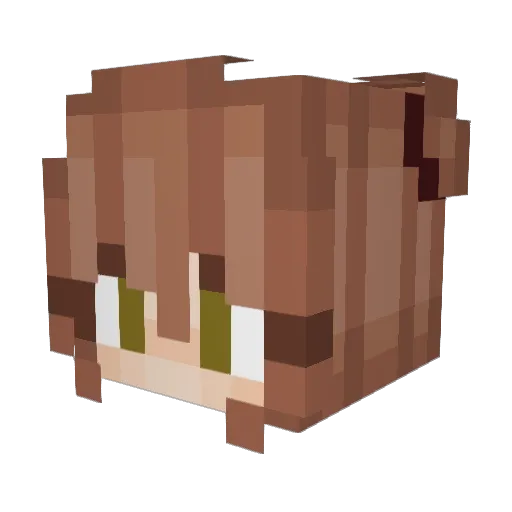 iridescence_xo Minecraft avatar head, 3D render