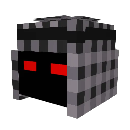 iriry Minecraft avatar head, 3D render