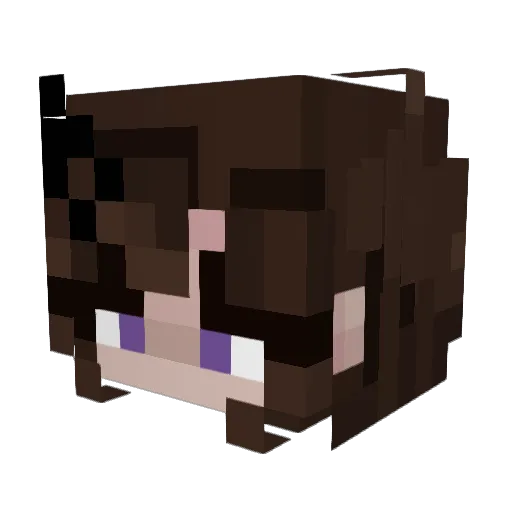 iris0880 Minecraft avatar head, 3D render