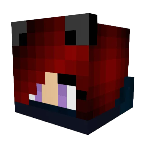 irisgraves Minecraft avatar head, 3D render