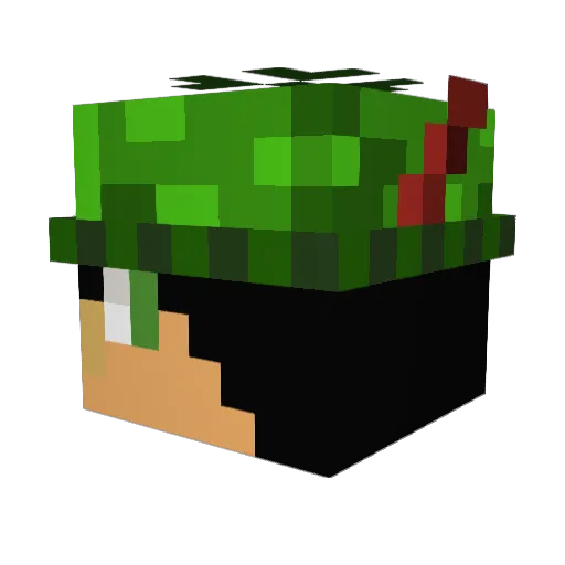 irishbrawler259 Minecraft avatar head, 3D render