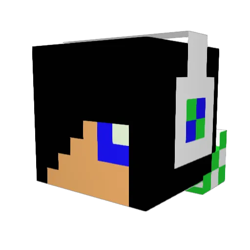 irishsson4 Minecraft avatar head, 3D render