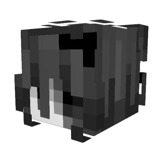 iristower Minecraft avatar head, 3D render