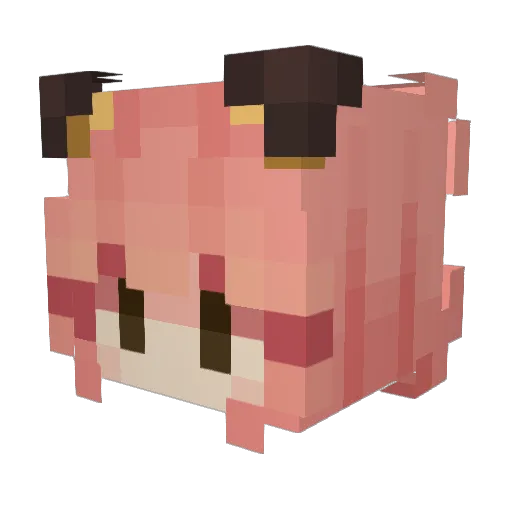 iriszz250 Minecraft avatar head, 3D render