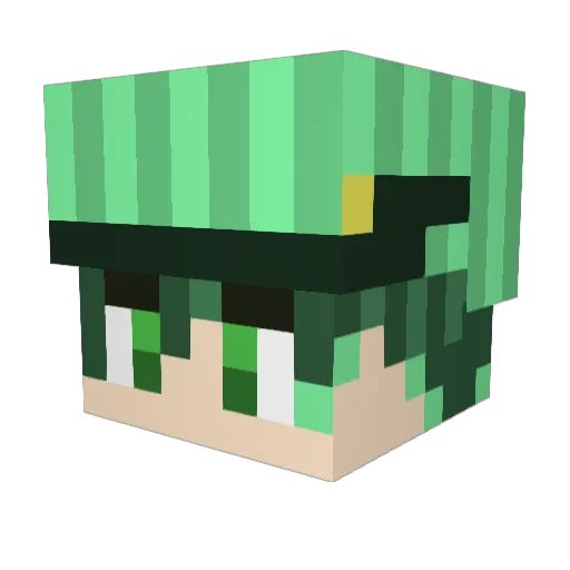iritamago3429 Minecraft avatar head, 3D render