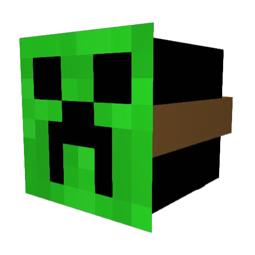 irl_Bacon Minecraft avatar head, 3D render