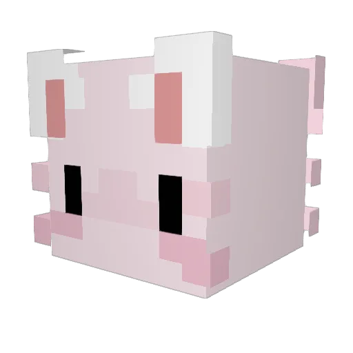 irlmickeymouse Minecraft avatar head, 3D render