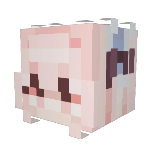 irlmyth Minecraft avatar head, 3D render