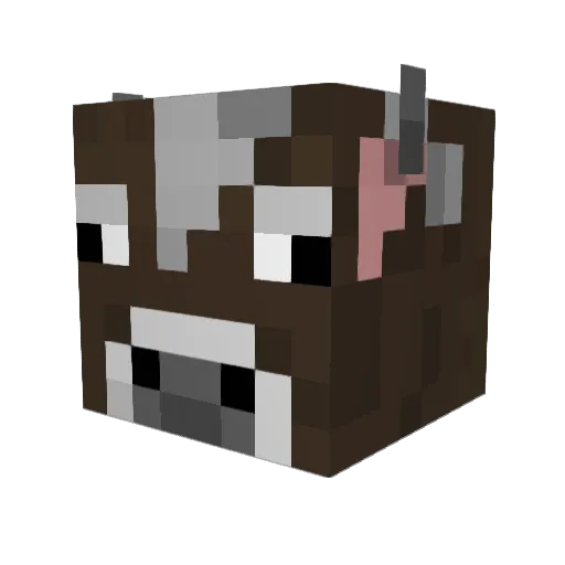 irltraded Minecraft avatar head, 3D render