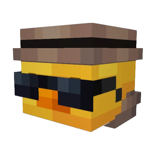 Minecraft-Avatar von irmantux: Kopf als 3D-Render
